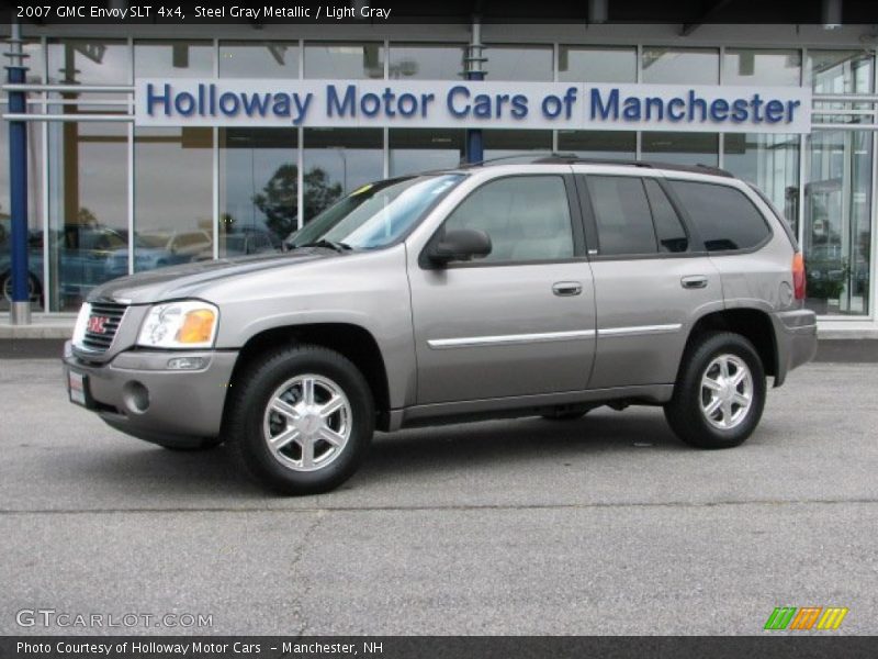 Steel Gray Metallic / Light Gray 2007 GMC Envoy SLT 4x4