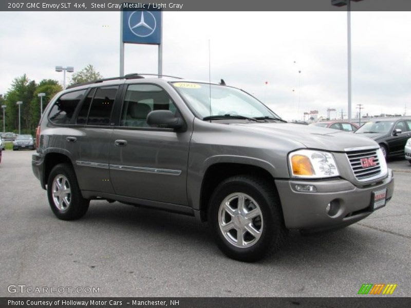 Steel Gray Metallic / Light Gray 2007 GMC Envoy SLT 4x4