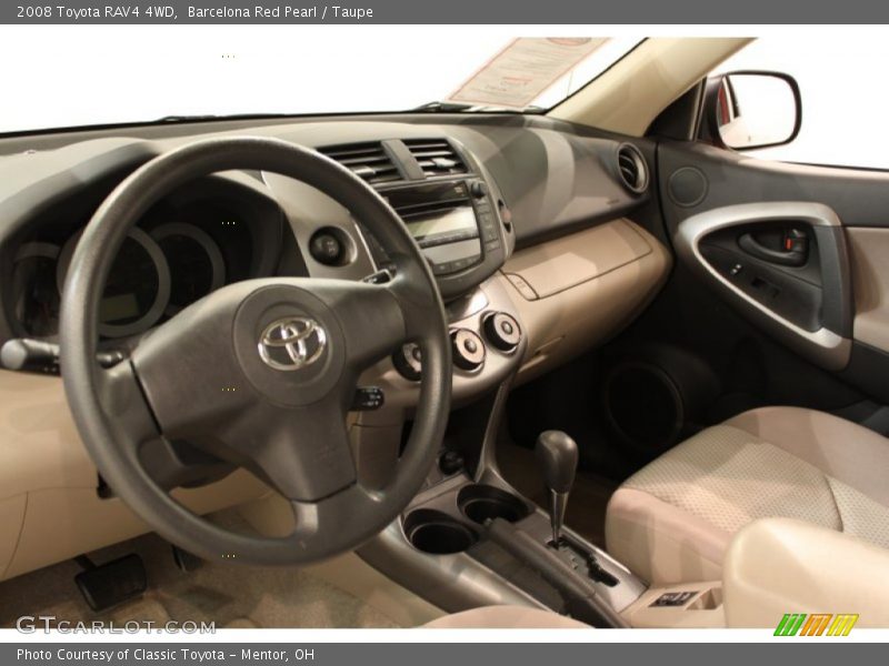 Barcelona Red Pearl / Taupe 2008 Toyota RAV4 4WD