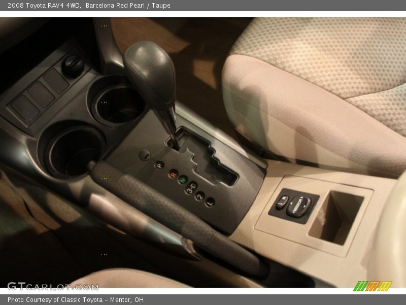 Barcelona Red Pearl / Taupe 2008 Toyota RAV4 4WD