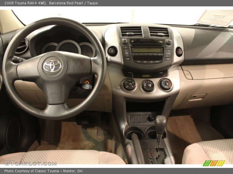 Barcelona Red Pearl / Taupe 2008 Toyota RAV4 4WD