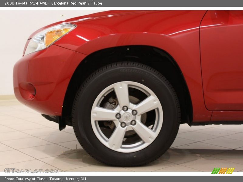 Barcelona Red Pearl / Taupe 2008 Toyota RAV4 4WD