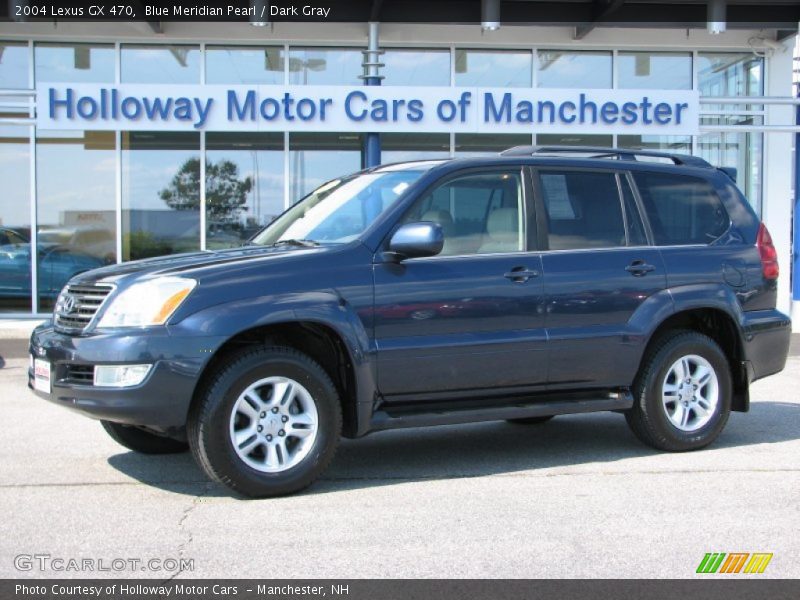 Blue Meridian Pearl / Dark Gray 2004 Lexus GX 470