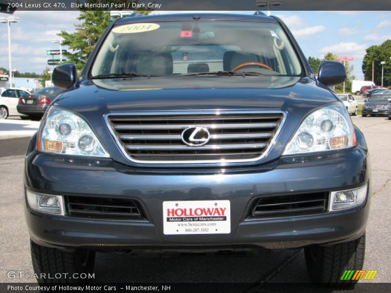 Blue Meridian Pearl / Dark Gray 2004 Lexus GX 470