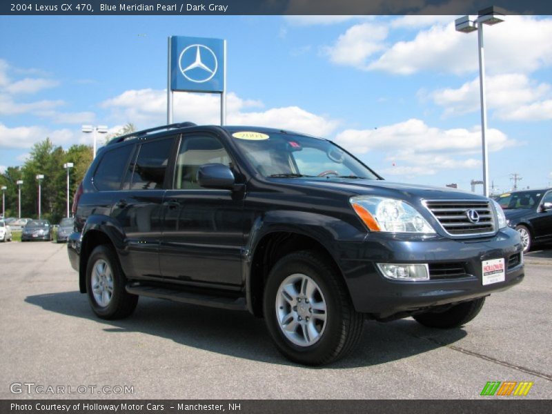 Blue Meridian Pearl / Dark Gray 2004 Lexus GX 470
