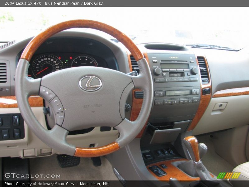 Blue Meridian Pearl / Dark Gray 2004 Lexus GX 470