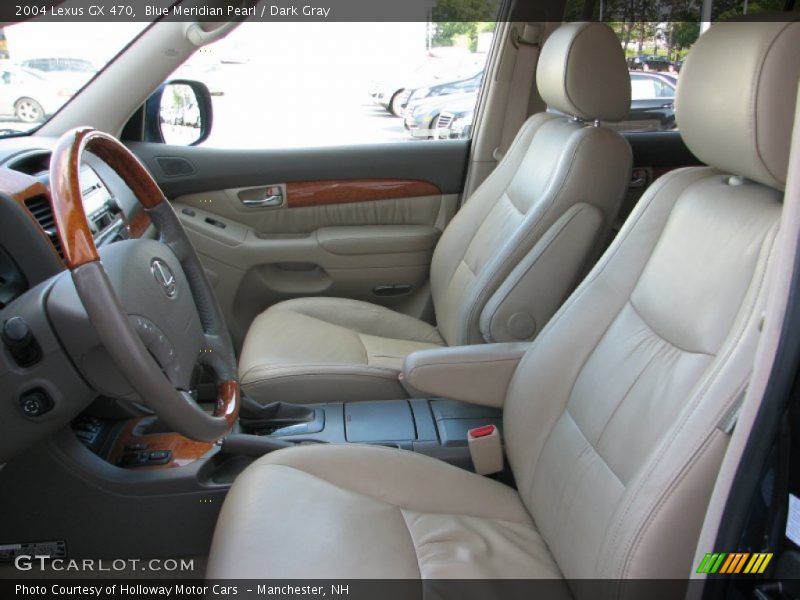Blue Meridian Pearl / Dark Gray 2004 Lexus GX 470