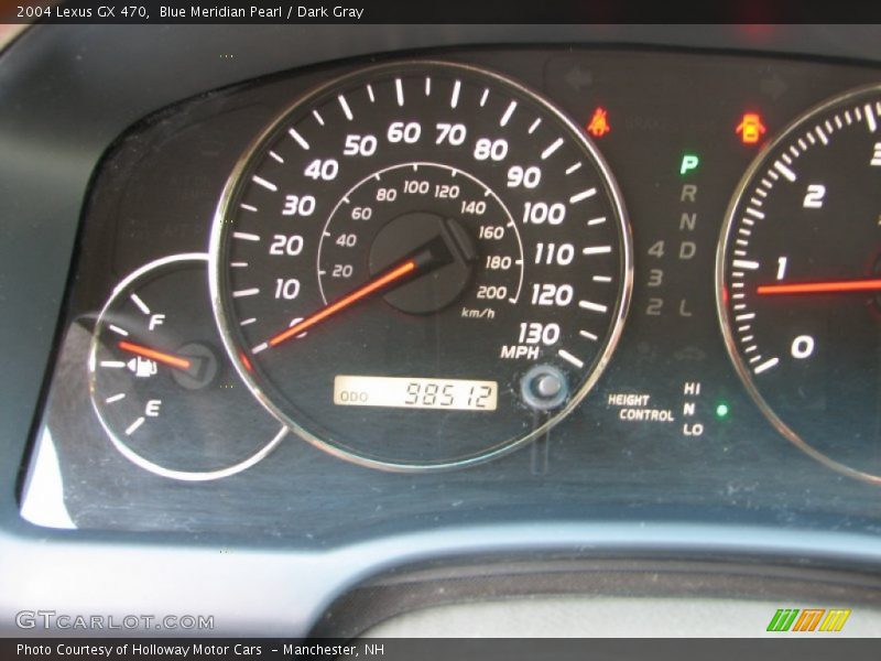 Blue Meridian Pearl / Dark Gray 2004 Lexus GX 470