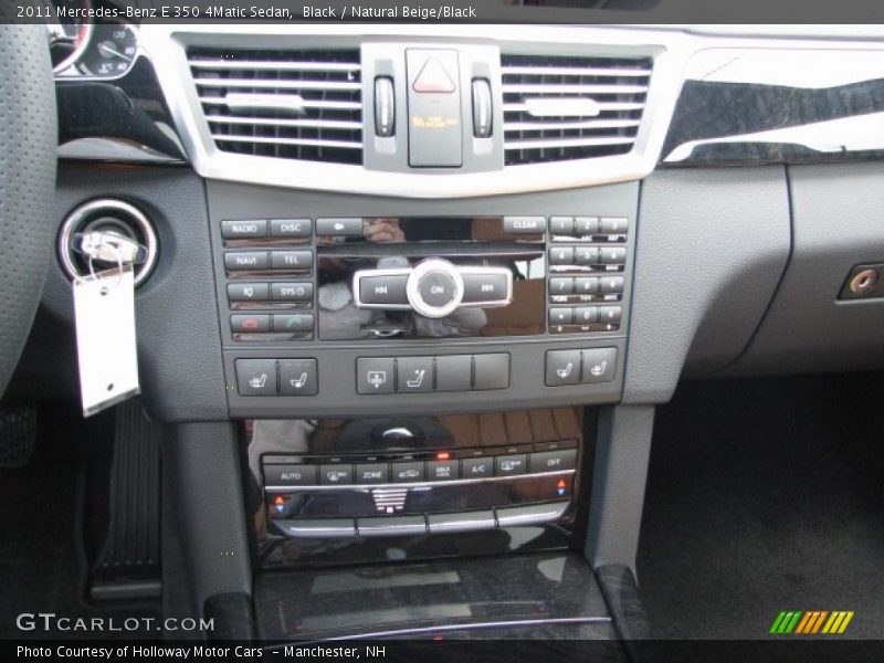 Black / Natural Beige/Black 2011 Mercedes-Benz E 350 4Matic Sedan