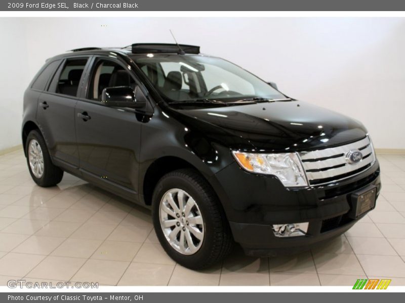 Black / Charcoal Black 2009 Ford Edge SEL