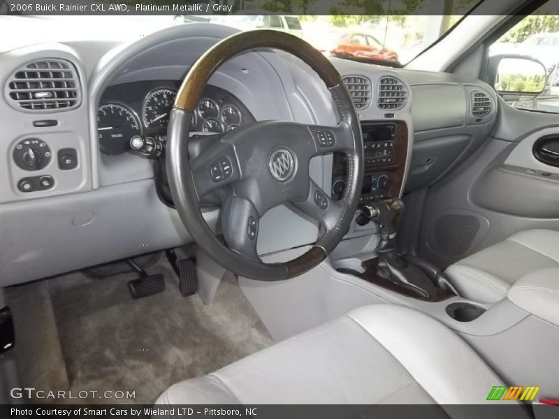 Platinum Metallic / Gray 2006 Buick Rainier CXL AWD