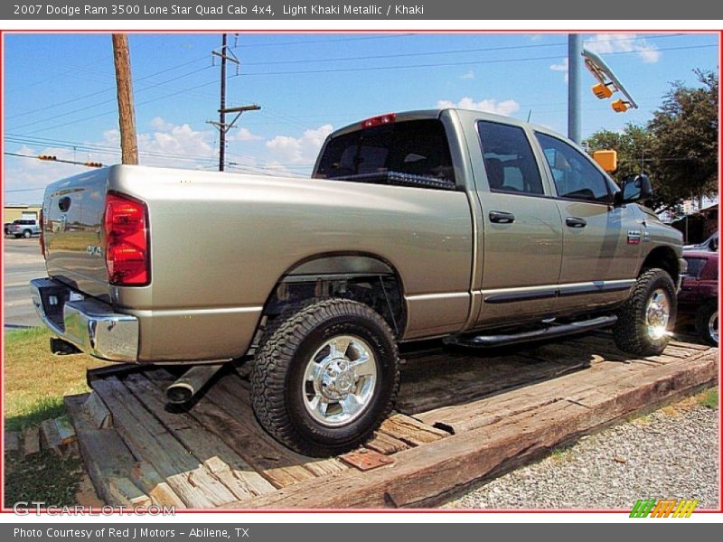  2007 Ram 3500 Lone Star Quad Cab 4x4 Light Khaki Metallic