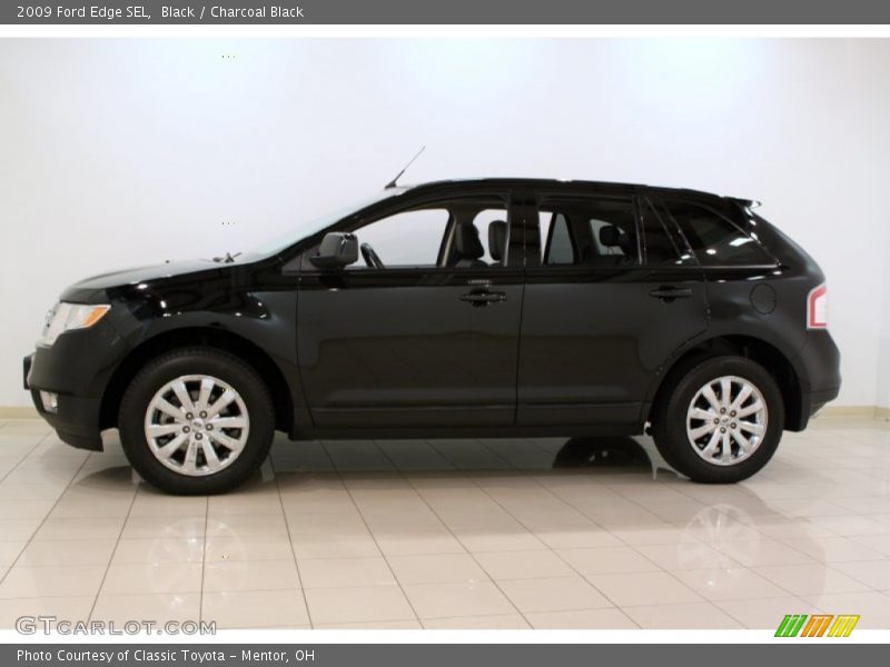Black / Charcoal Black 2009 Ford Edge SEL