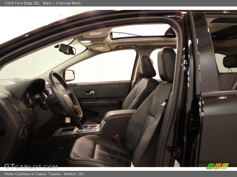 Black / Charcoal Black 2009 Ford Edge SEL