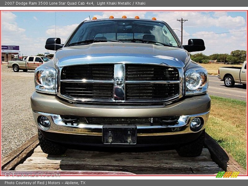  2007 Ram 3500 Lone Star Quad Cab 4x4 Light Khaki Metallic