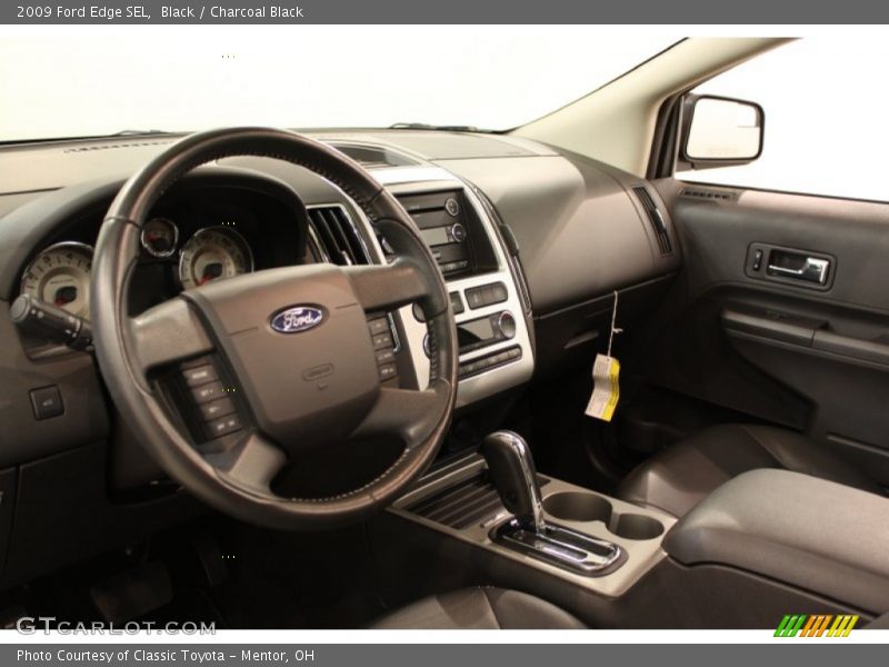 Black / Charcoal Black 2009 Ford Edge SEL