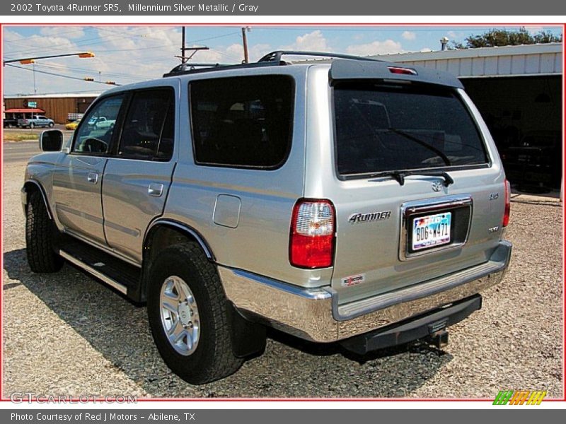 Millennium Silver Metallic / Gray 2002 Toyota 4Runner SR5