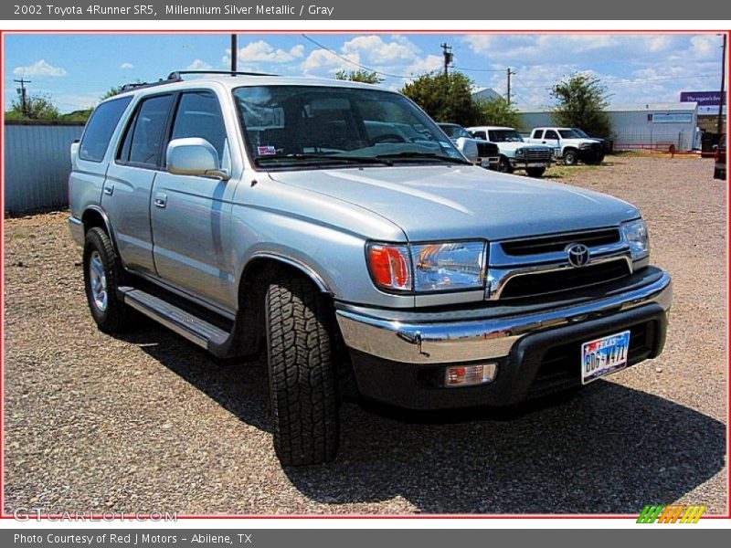 Millennium Silver Metallic / Gray 2002 Toyota 4Runner SR5