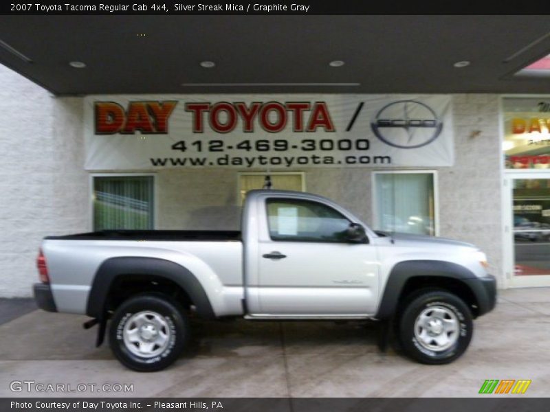 Silver Streak Mica / Graphite Gray 2007 Toyota Tacoma Regular Cab 4x4
