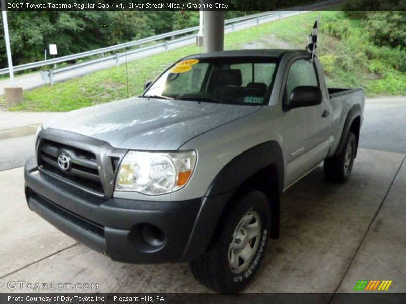 Silver Streak Mica / Graphite Gray 2007 Toyota Tacoma Regular Cab 4x4