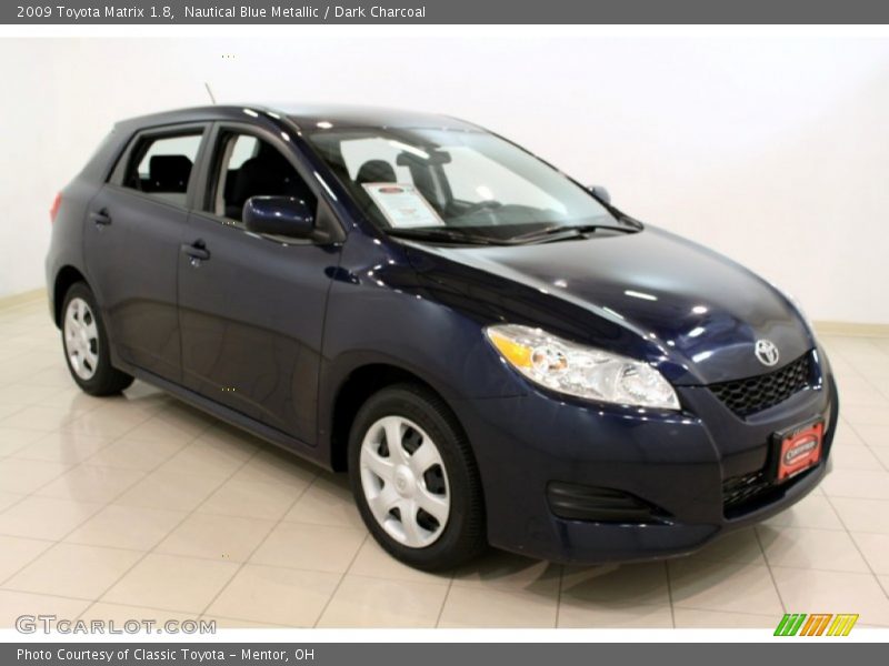 Nautical Blue Metallic / Dark Charcoal 2009 Toyota Matrix 1.8