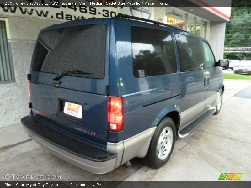 Medium Cadet Blue Metallic / Medium Gray 2005 Chevrolet Astro LS AWD Passenger Van