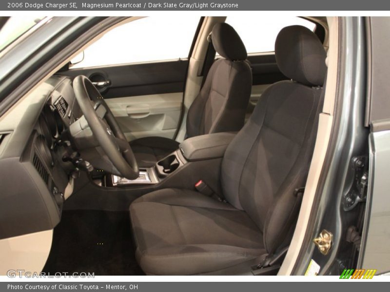 Magnesium Pearlcoat / Dark Slate Gray/Light Graystone 2006 Dodge Charger SE