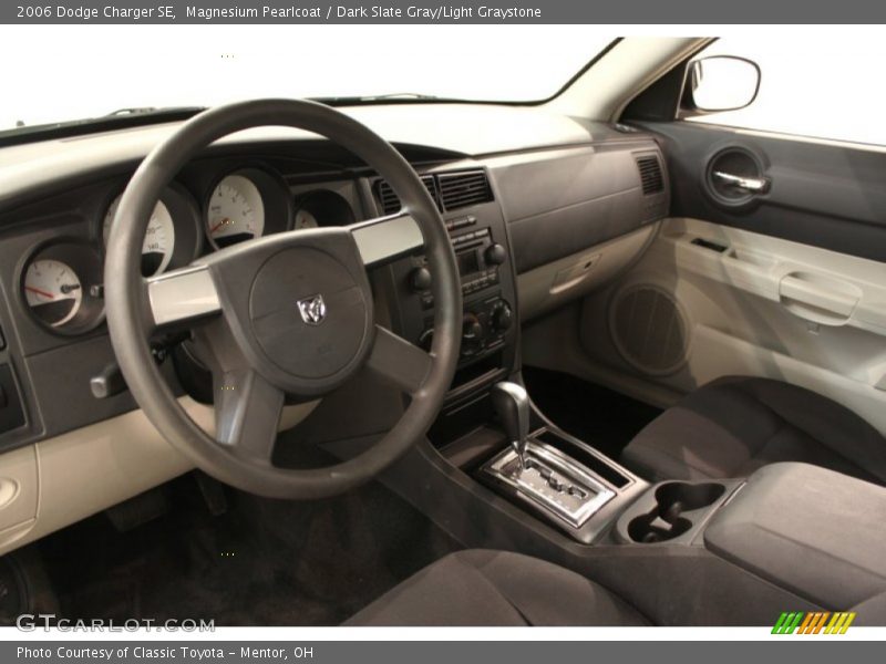 Magnesium Pearlcoat / Dark Slate Gray/Light Graystone 2006 Dodge Charger SE