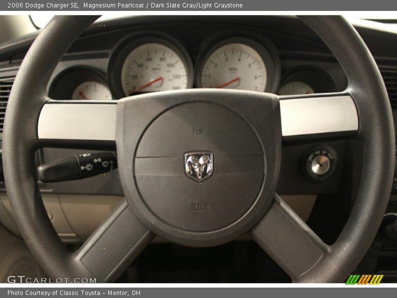 Magnesium Pearlcoat / Dark Slate Gray/Light Graystone 2006 Dodge Charger SE