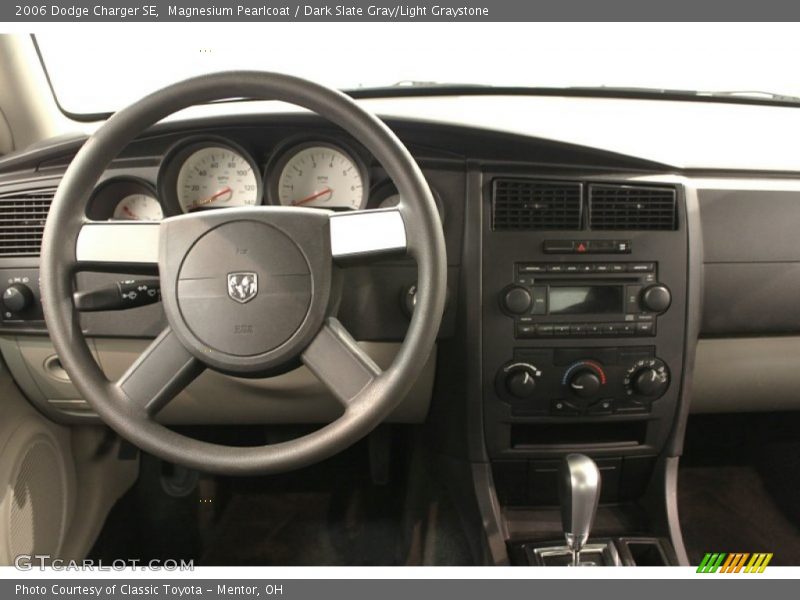 Magnesium Pearlcoat / Dark Slate Gray/Light Graystone 2006 Dodge Charger SE