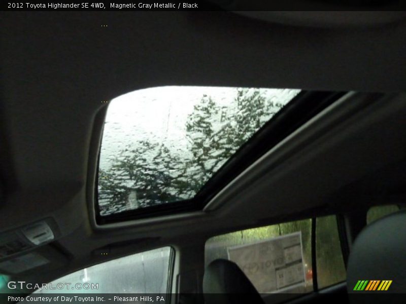 Magnetic Gray Metallic / Black 2012 Toyota Highlander SE 4WD