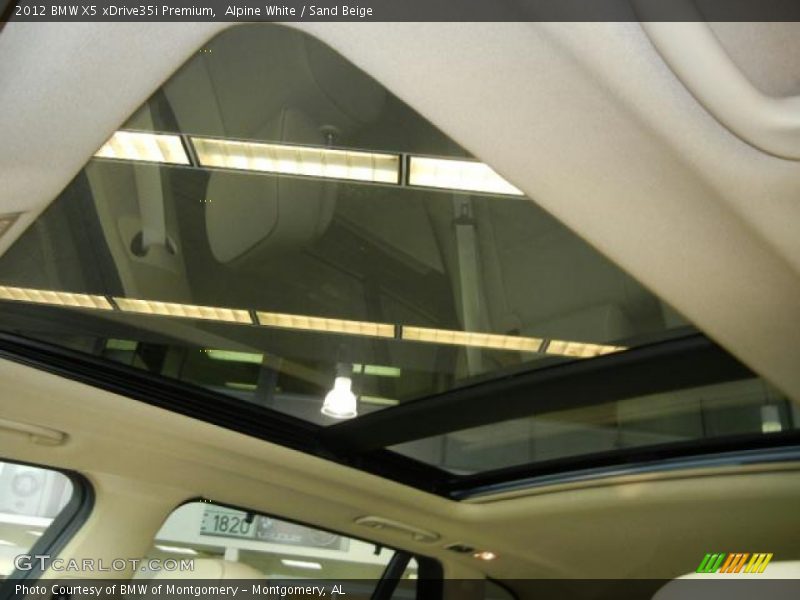 Alpine White / Sand Beige 2012 BMW X5 xDrive35i Premium