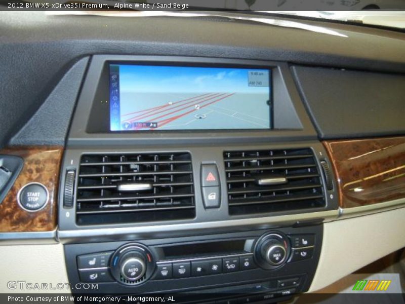 Alpine White / Sand Beige 2012 BMW X5 xDrive35i Premium