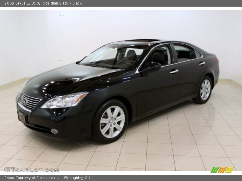 Obsidian Black / Black 2009 Lexus ES 350