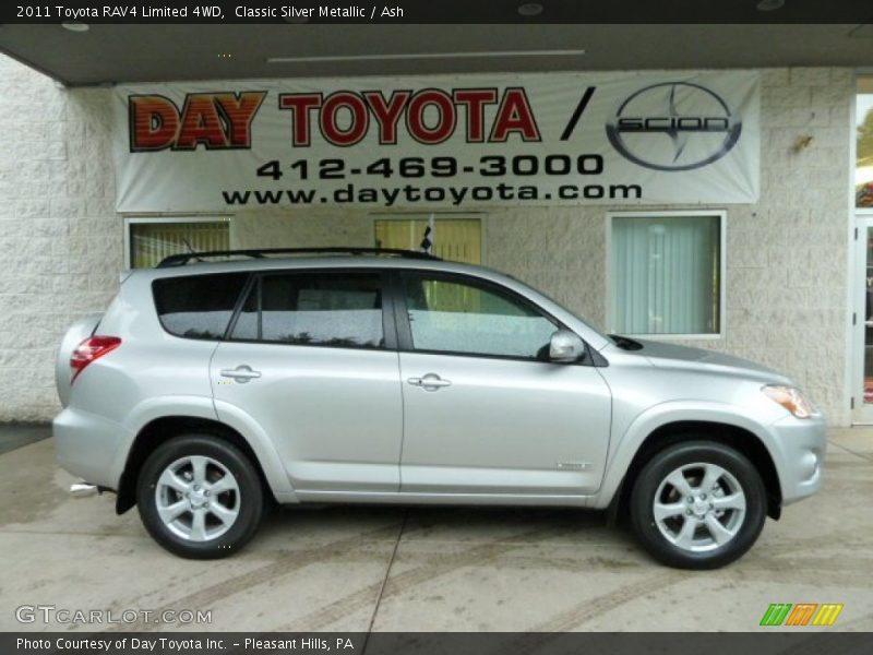 Classic Silver Metallic / Ash 2011 Toyota RAV4 Limited 4WD