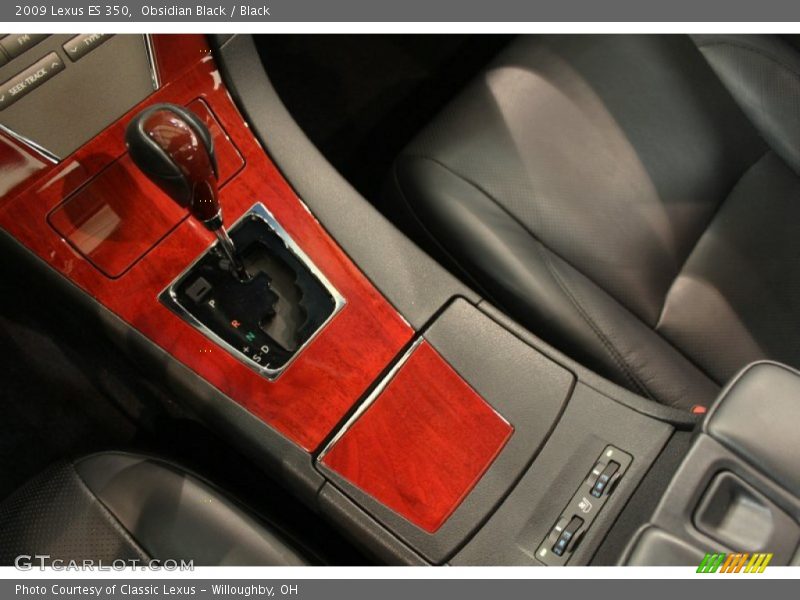 Obsidian Black / Black 2009 Lexus ES 350
