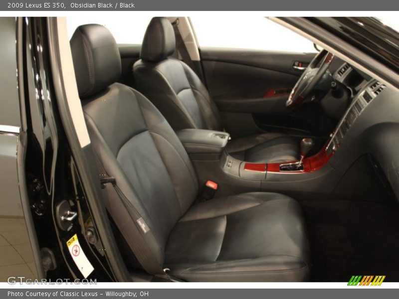 Obsidian Black / Black 2009 Lexus ES 350