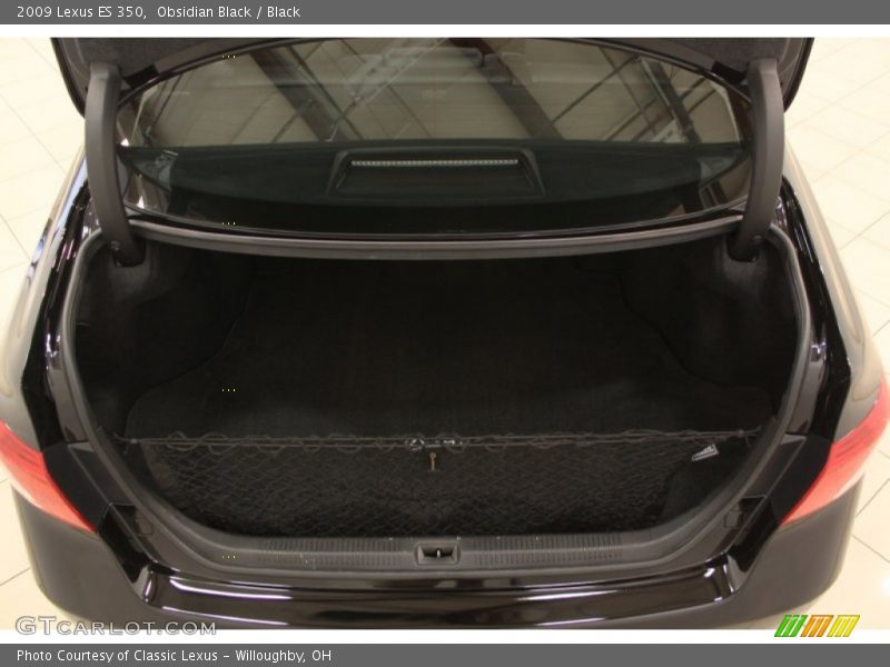Obsidian Black / Black 2009 Lexus ES 350