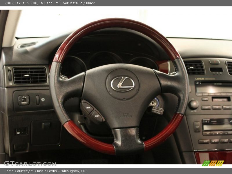 Millennium Silver Metallic / Black 2002 Lexus ES 300