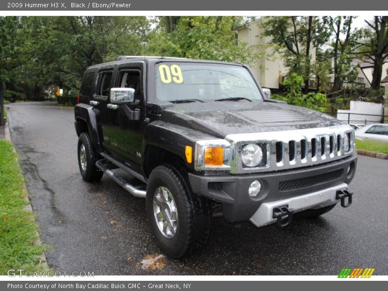 Black / Ebony/Pewter 2009 Hummer H3 X