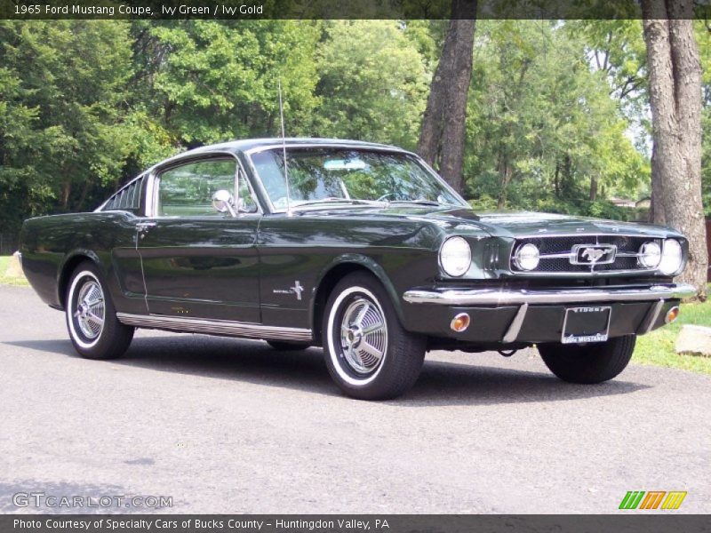 Front 3/4 View of 1965 Mustang Coupe