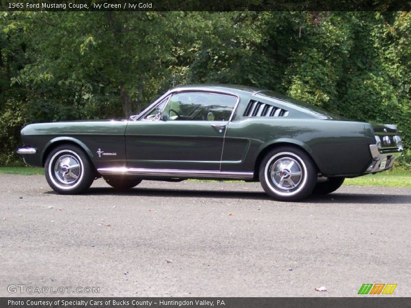 Ivy Green / Ivy Gold 1965 Ford Mustang Coupe