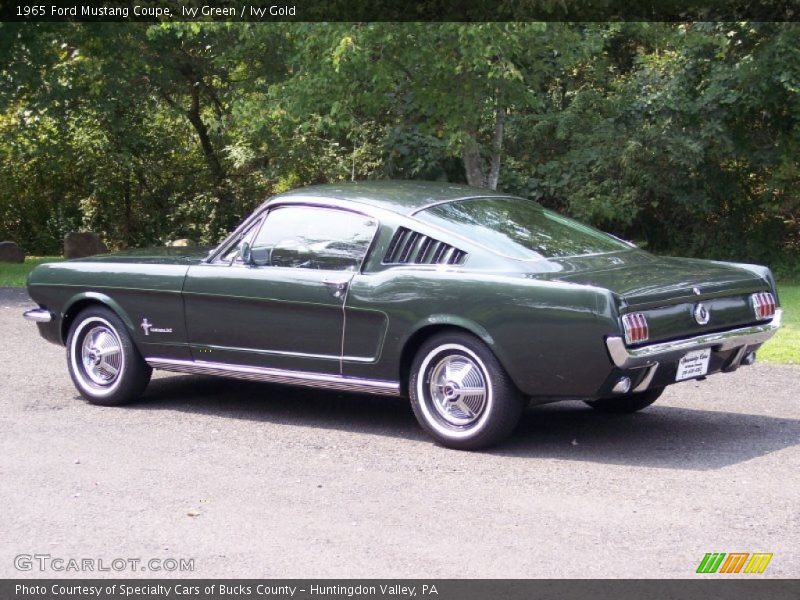 Ivy Green / Ivy Gold 1965 Ford Mustang Coupe