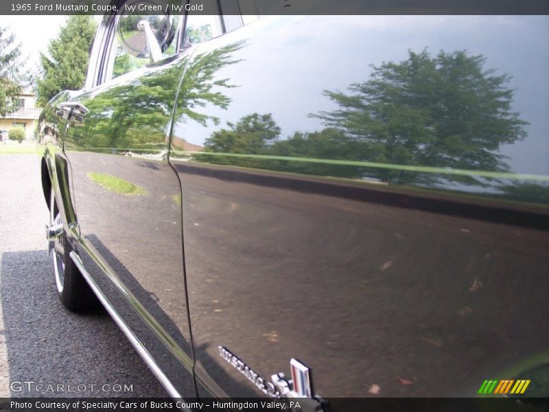 Ivy Green / Ivy Gold 1965 Ford Mustang Coupe