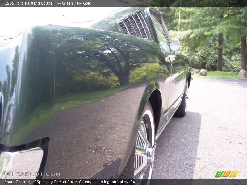 Ivy Green / Ivy Gold 1965 Ford Mustang Coupe