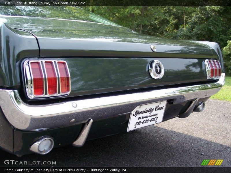 Ivy Green / Ivy Gold 1965 Ford Mustang Coupe