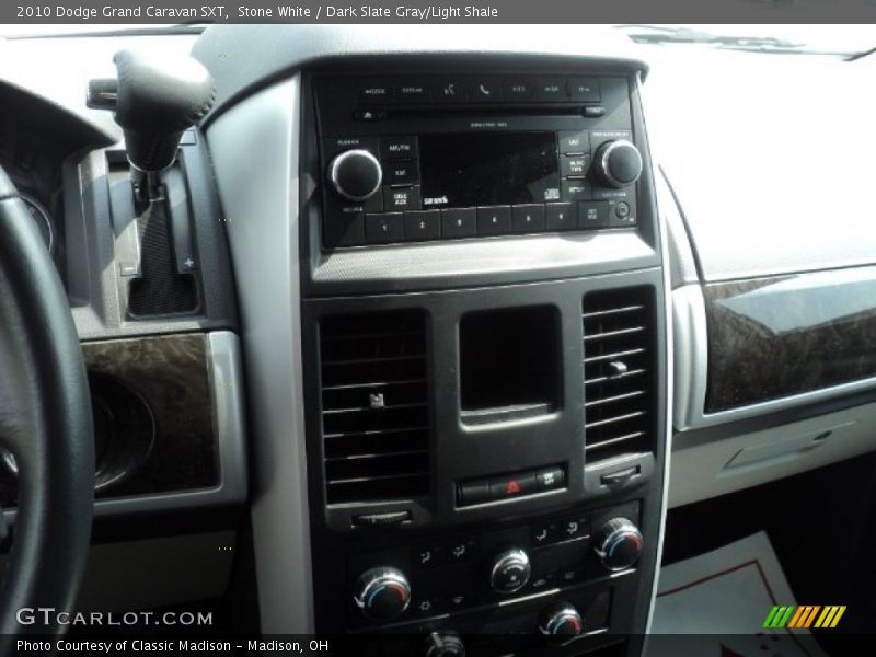 Stone White / Dark Slate Gray/Light Shale 2010 Dodge Grand Caravan SXT