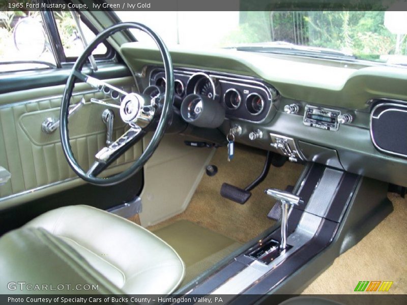Dashboard of 1965 Mustang Coupe