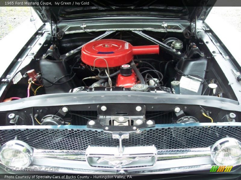  1965 Mustang Coupe Engine - 200 c.i. Inline 6 Cylinder
