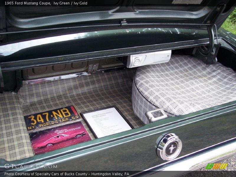  1965 Mustang Coupe Trunk